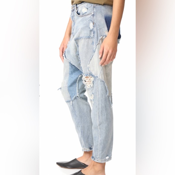 Free People Blazing Summer Harem Jeans Size 26 - Picture 3 of 13